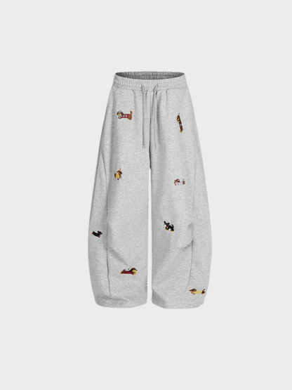 Amalfi Embroidered Pup Barrel Set